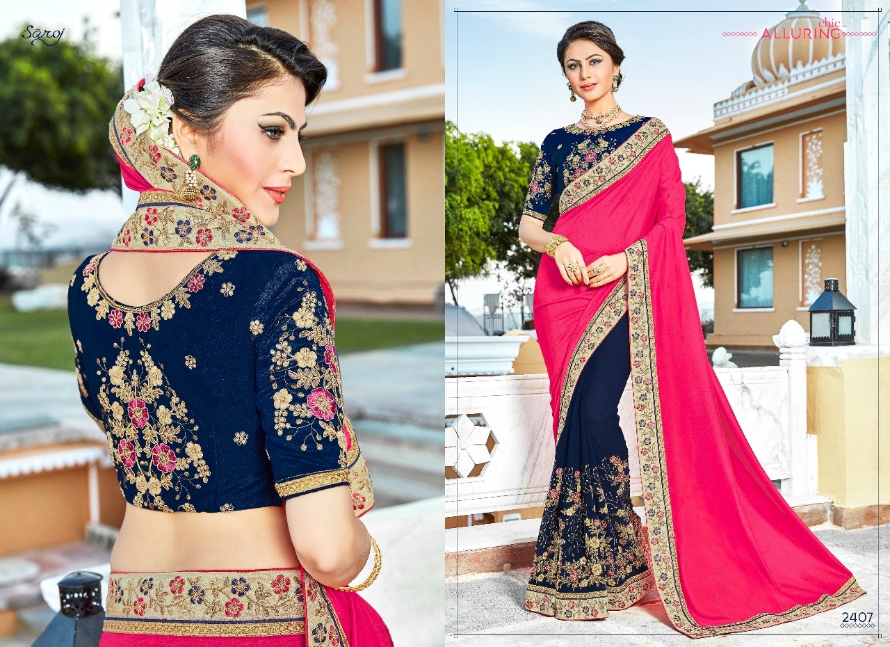 Saroj launch elegance beautiful collection of sarees