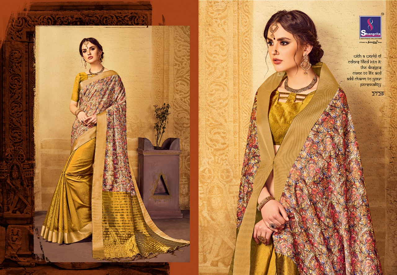 Shangrila launch asavari silk latest fancy collection of sarees