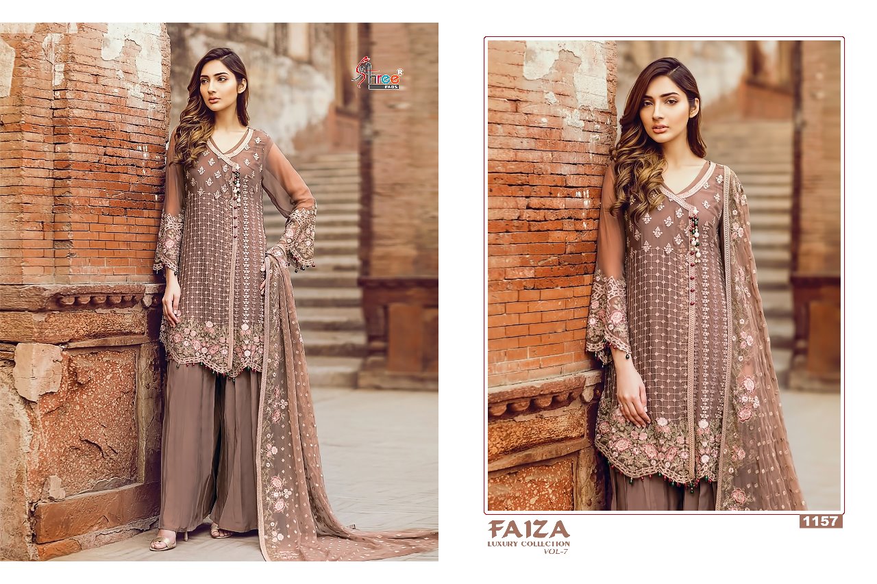 Shree fabs presents faiza luxury  collection vol 7 ramzan festive collection of heavy salwar kameez