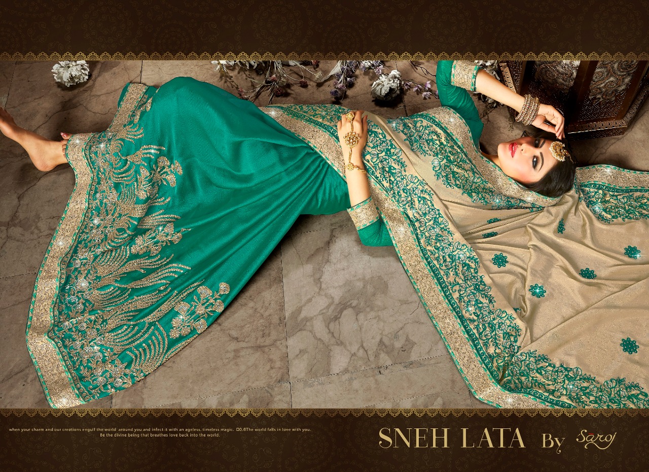 Sneh ata by saroj Launch Designer sarees