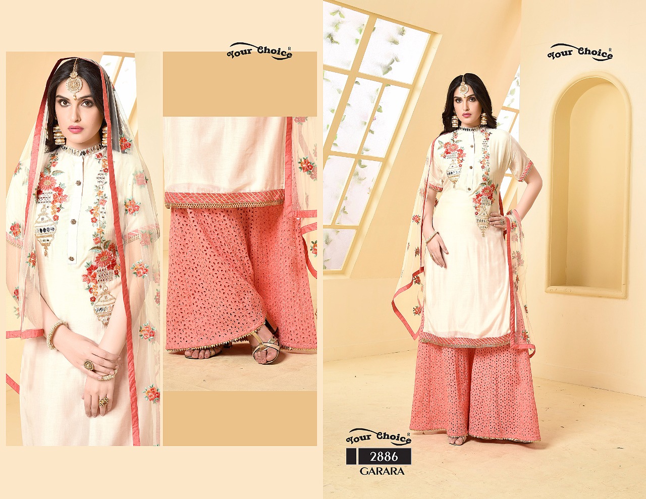 Your choice presenting garara ramzan special summer collection of cotton salwar kameez