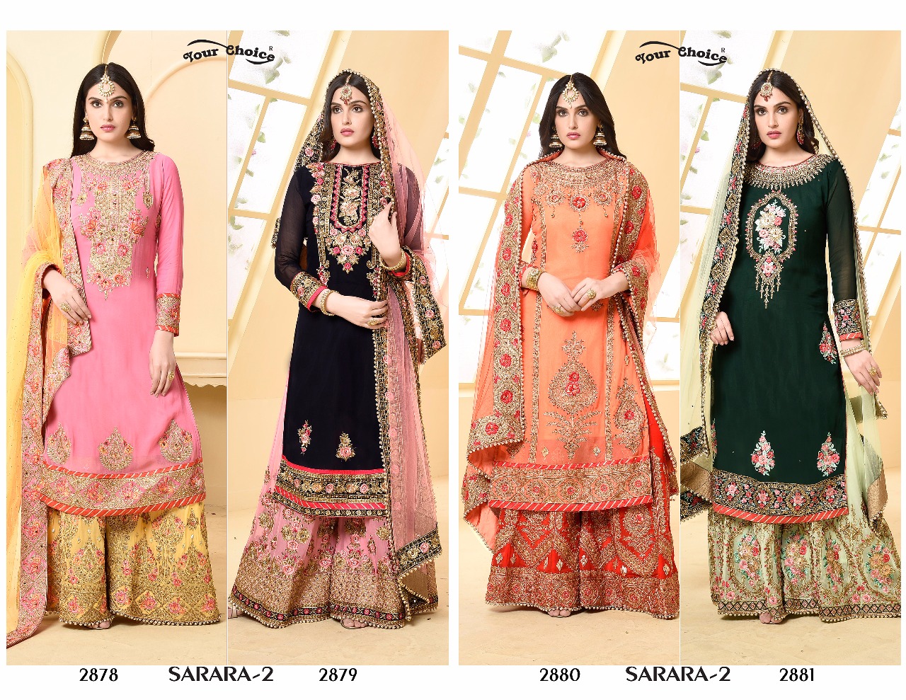 Your choice sarara 2 salwar Kameez Collection dealer