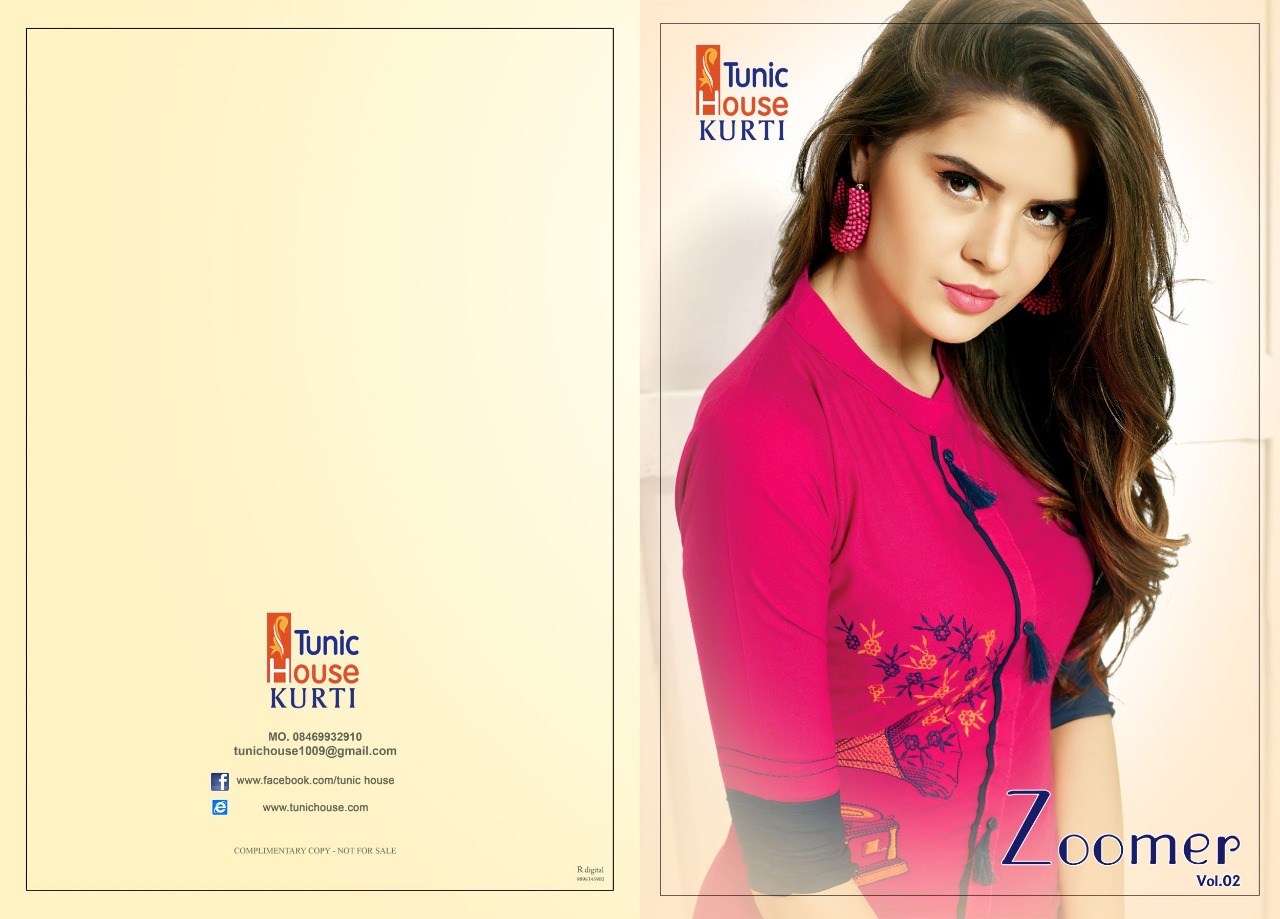 Zoomer vol 2 by tunic house launch concept of casual kurtis collection