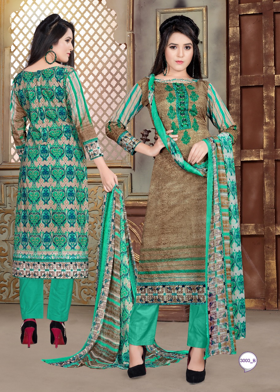 Chandra fashion launch cotton sutra vol 3 Casual cotton wear salwar kameez