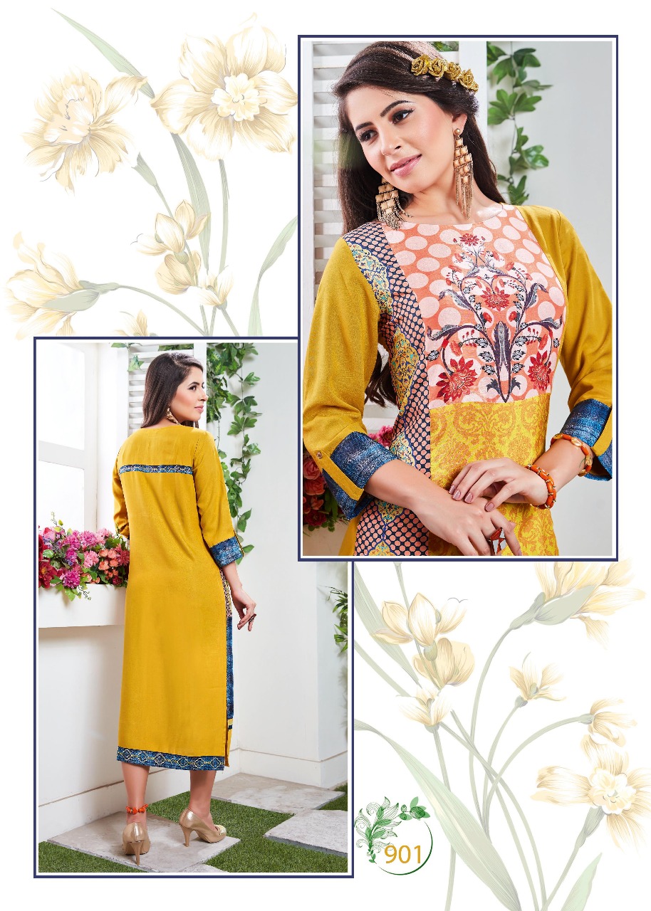 Indola designu2019s presents shades Exclusive collection of kurtis