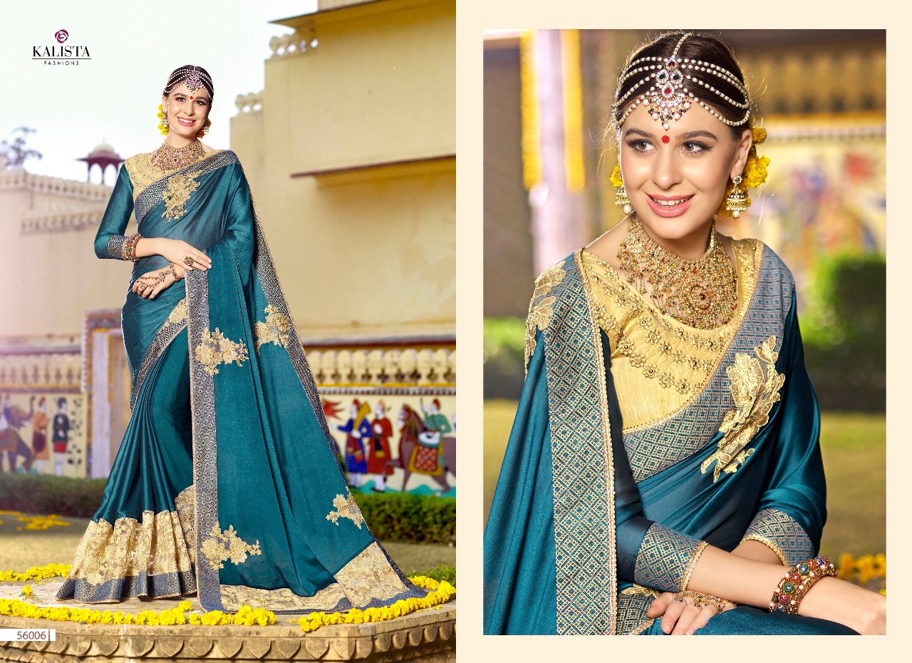 Kalista fashion presenting nazakat collection 2 wedding occasion wear sarees collection