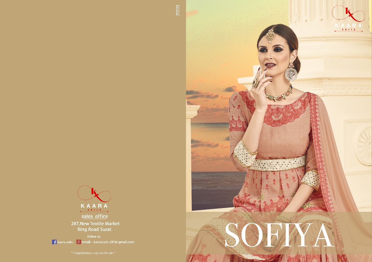 Karaa presents sofiya digital printed salwar kameez collection