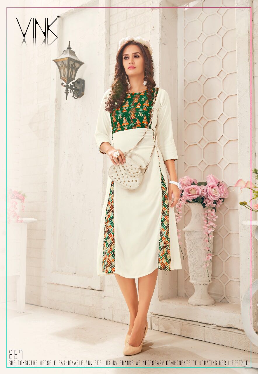 Melodies twist by vink launch summer wear fancy Beautiful collection of kurtis