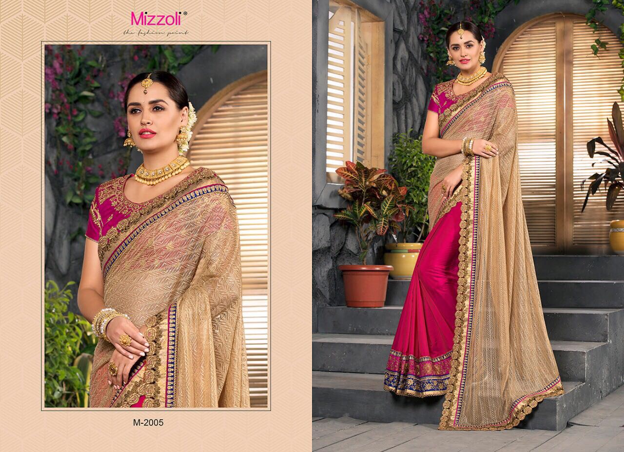 Mizzoil presents M2001-M2012 fabulous bridal saree collection