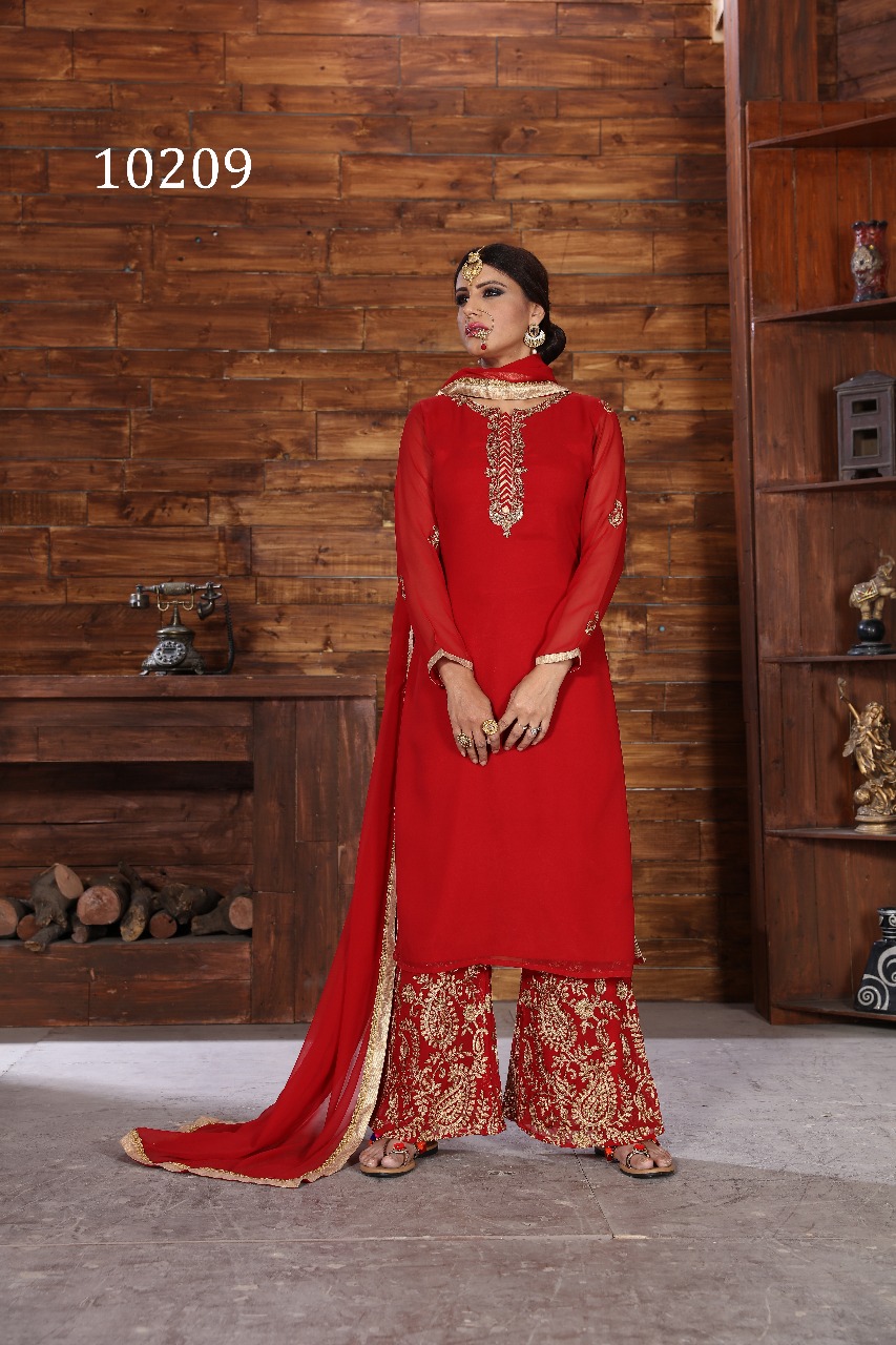 Parvati presents 10206-10210 wedding  collection of salwar kameez