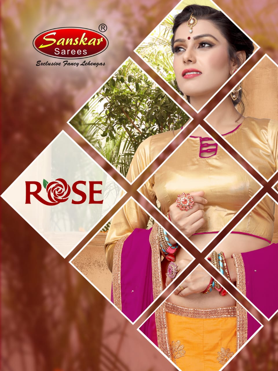 Sanskar style presents rose exclusive fancy collection of lehenga