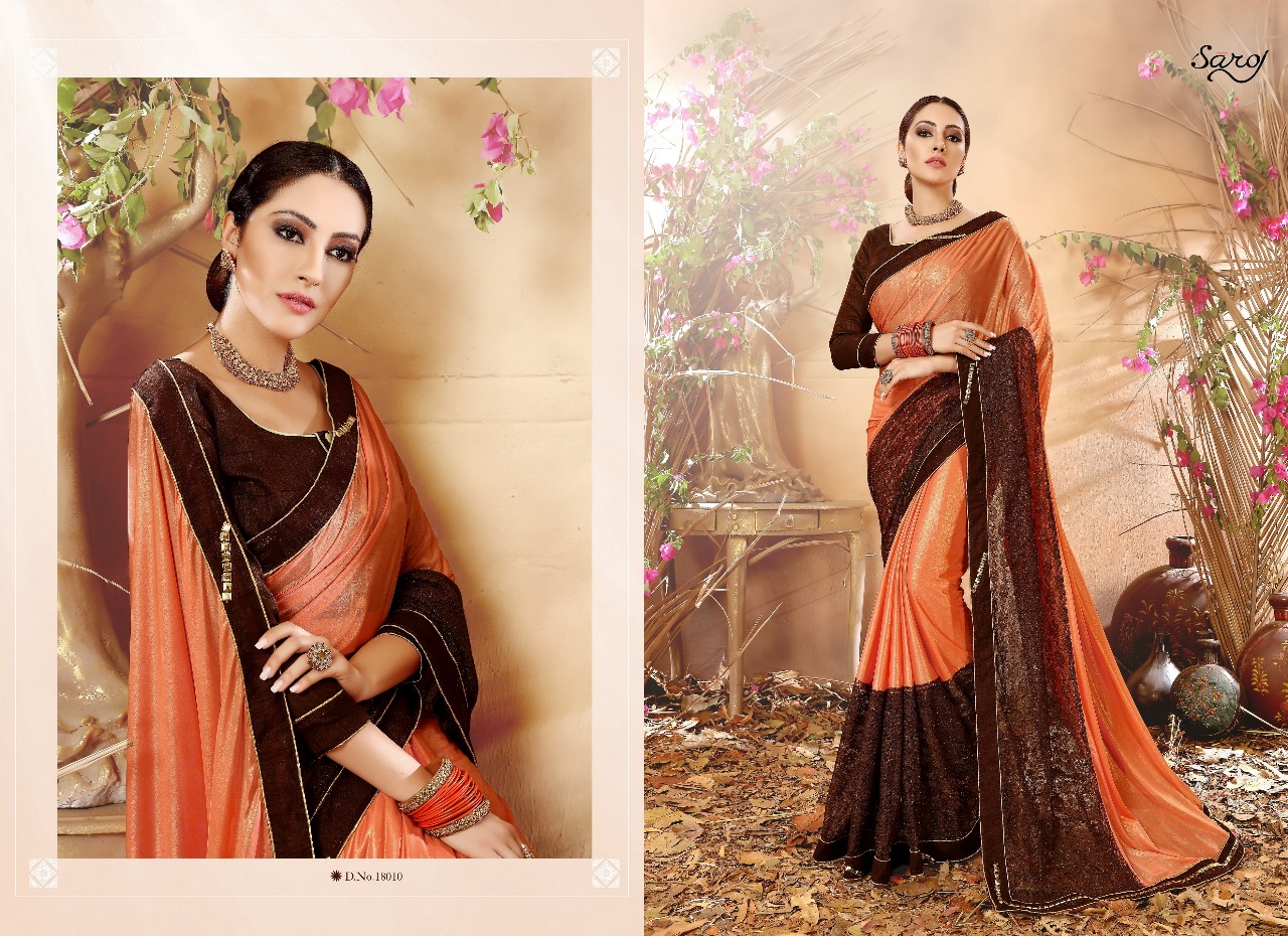 Saroj presents golden glory exclusive collection of sarees