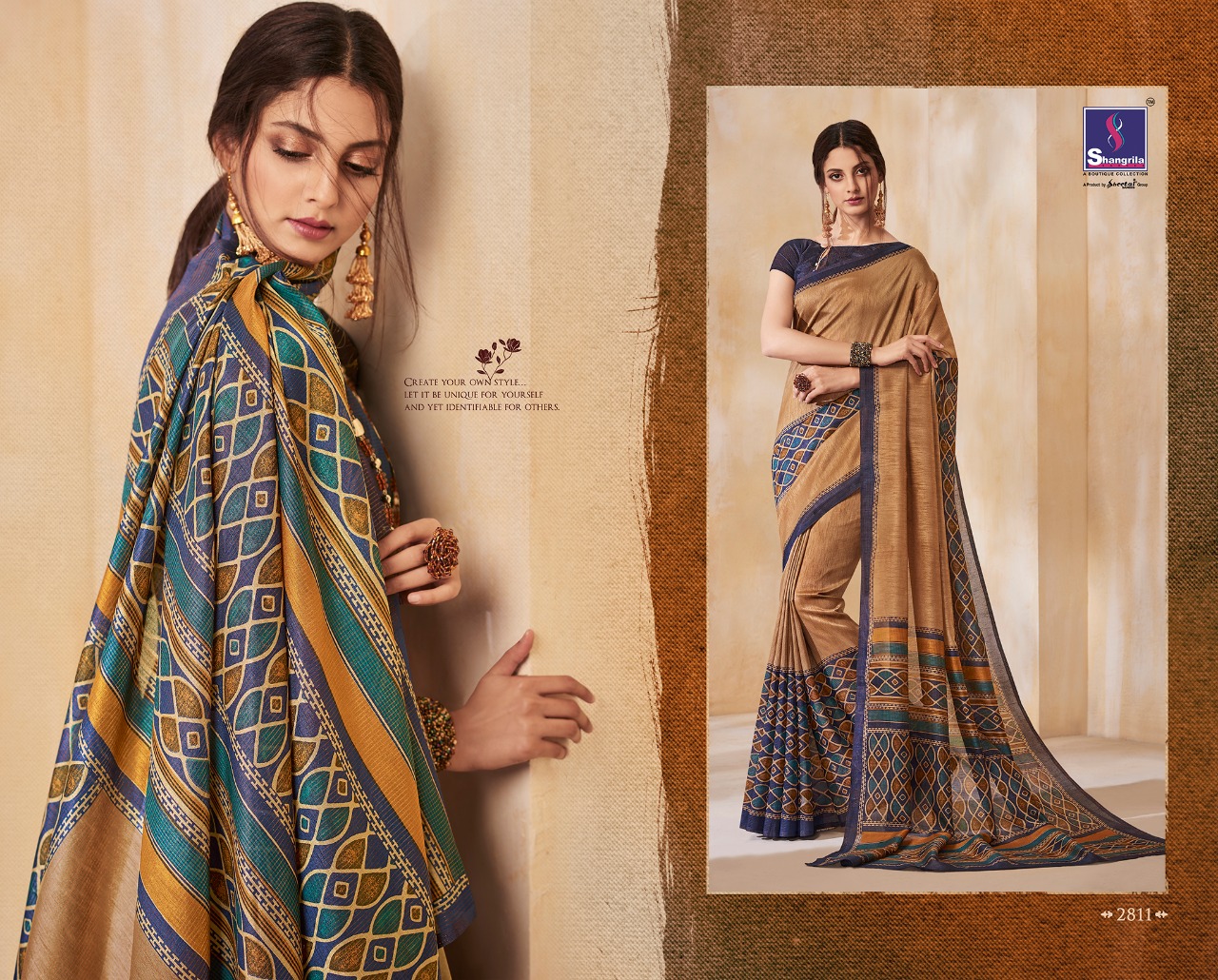Shangrila launch asoPalav zari designer printed sarees