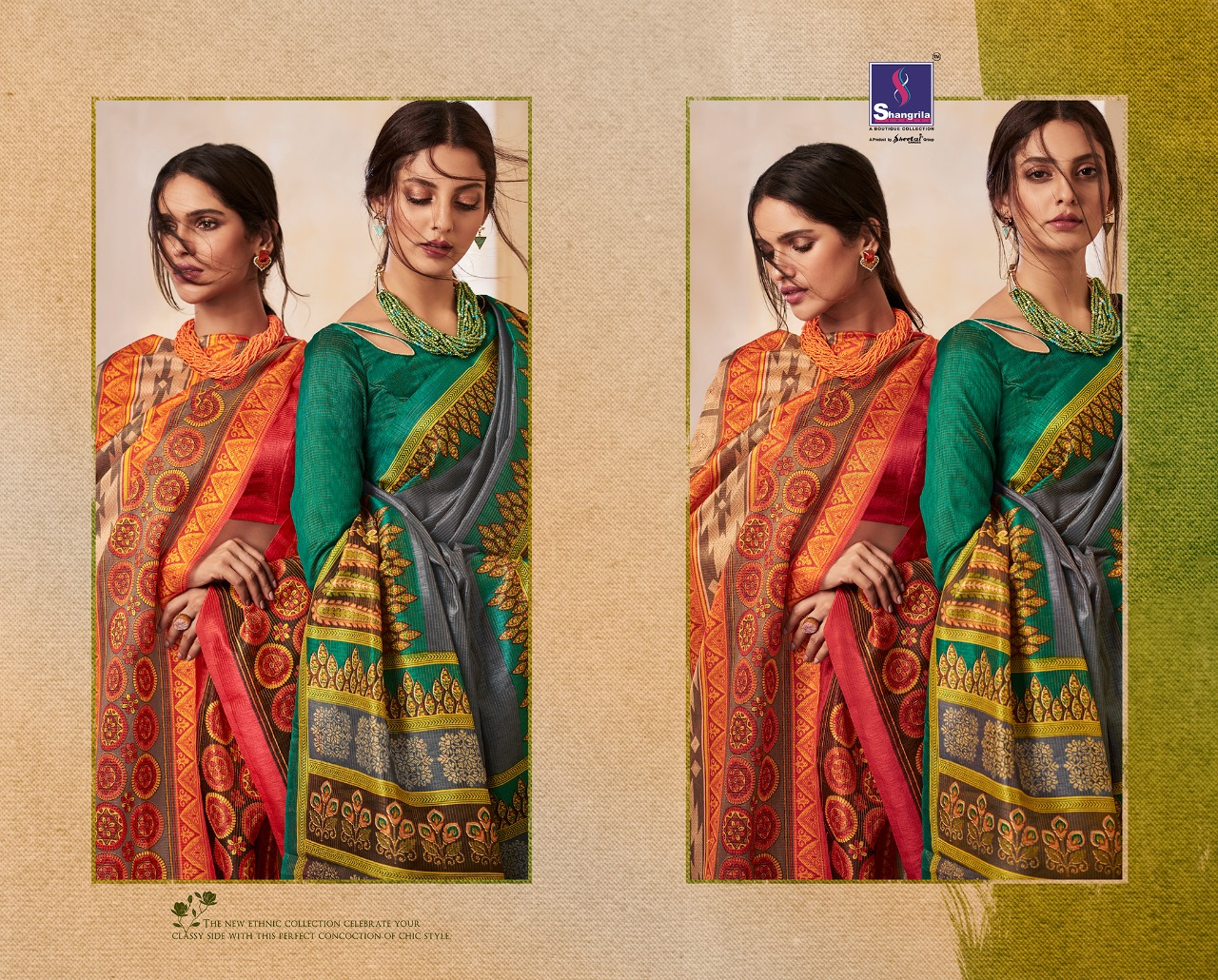 Shangrila launch asoPalav zari designer printed sarees