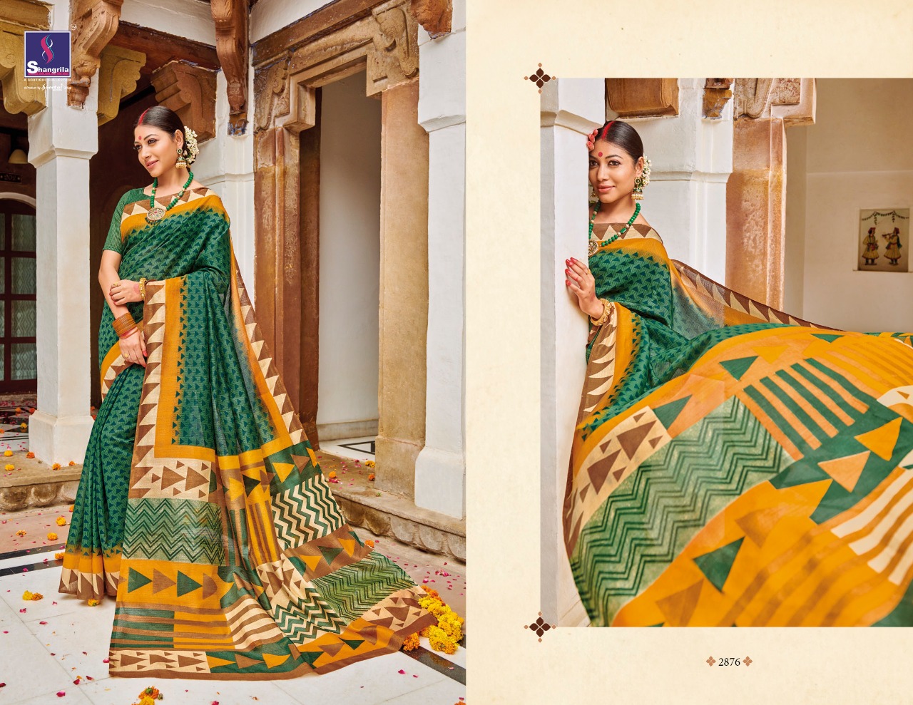 Shangrila launch Crystal silk exclusive trendy collection of pure silk sarees