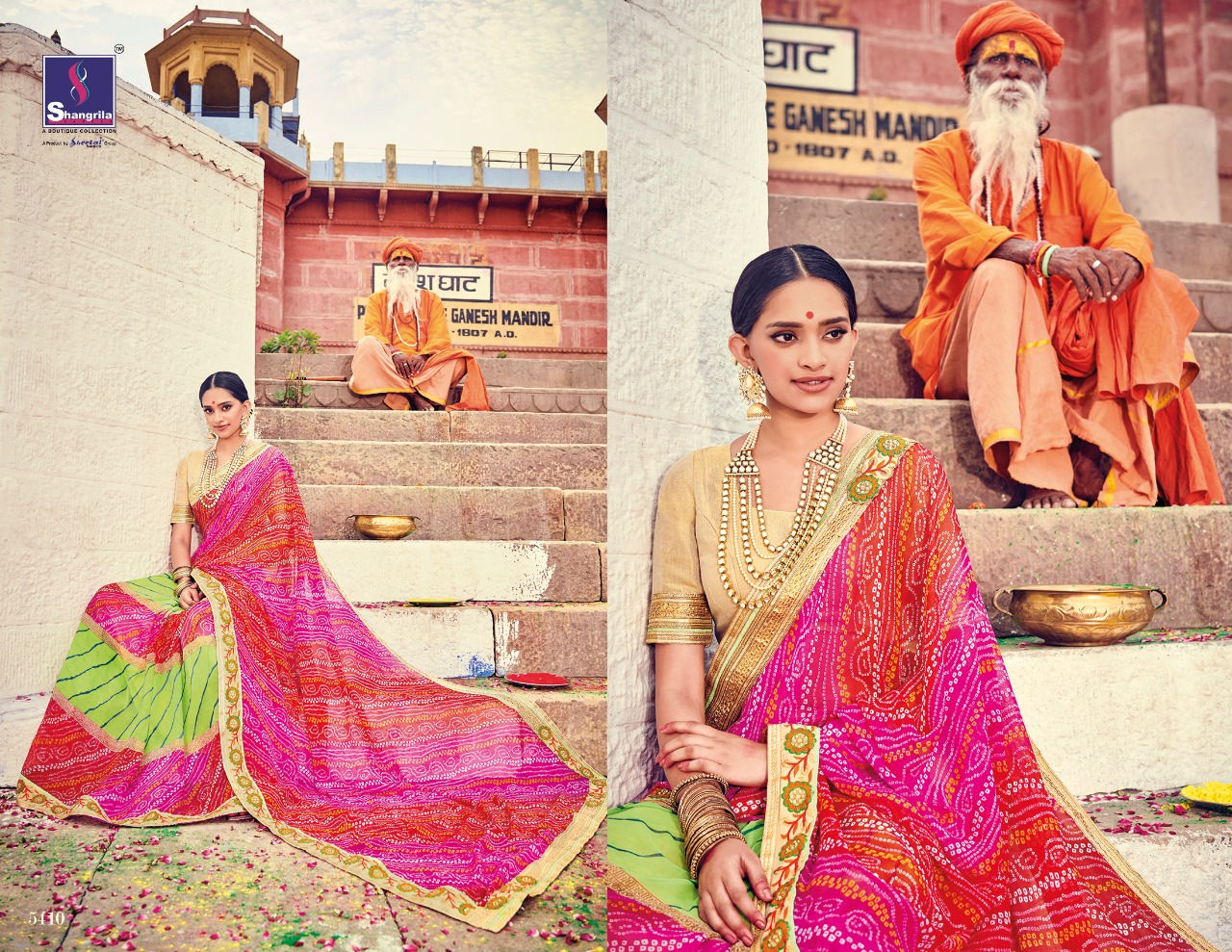 Shangrila launching lehariyaa most elegant collection of sarees