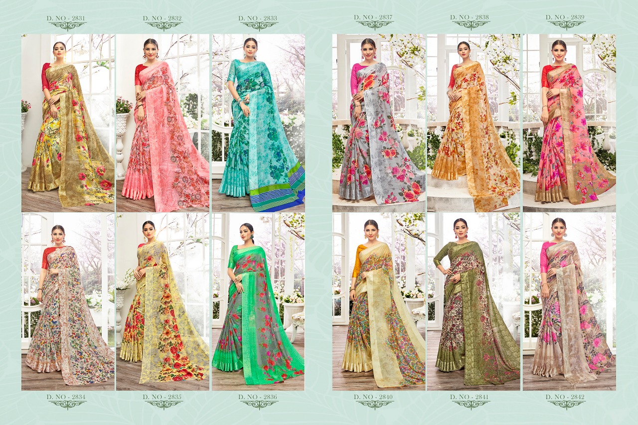 Shangrila presenting kanchana vol 5 exclusive Rich collection of linen cotton sarees