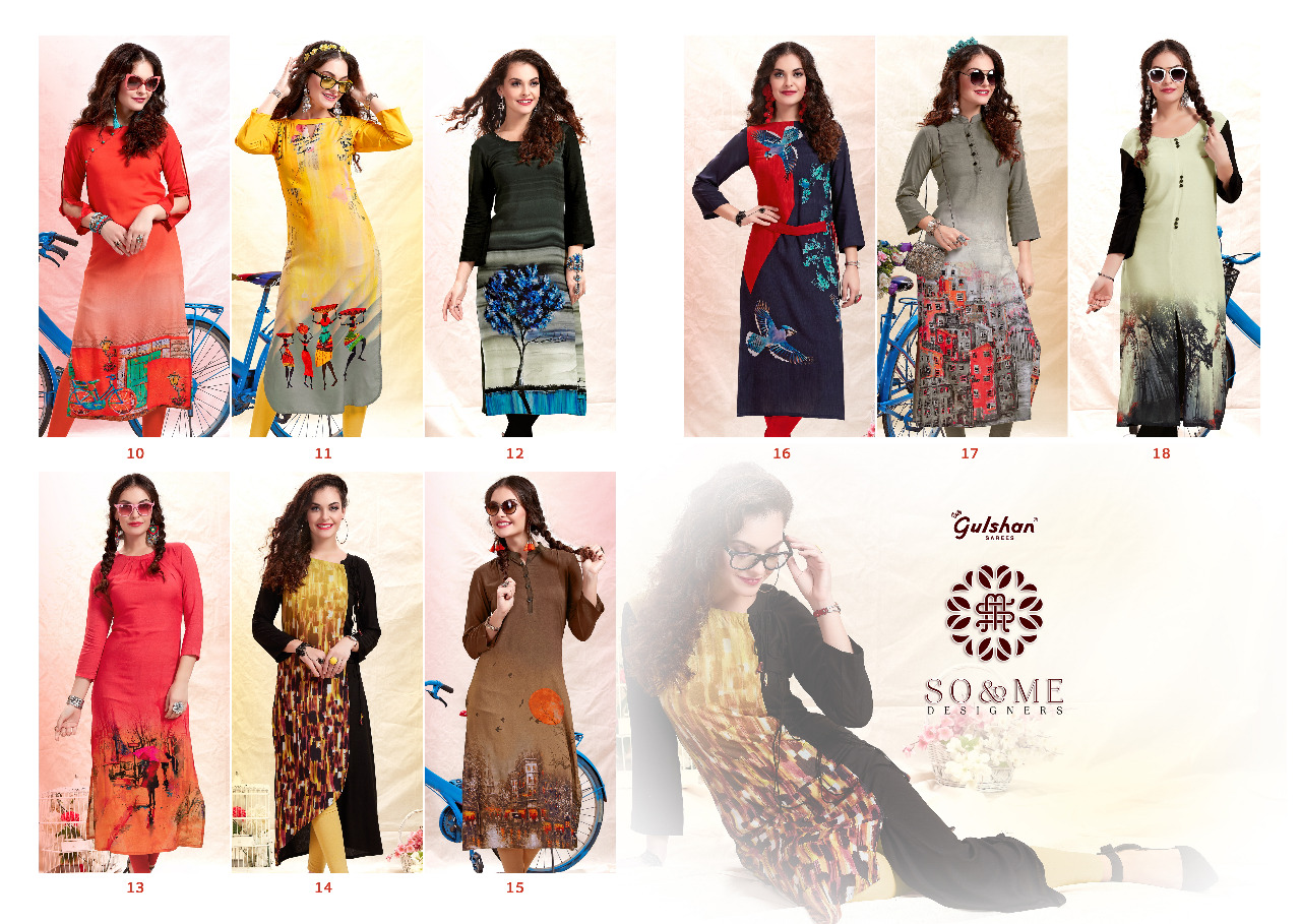 So and me designer presenting spring valley exclusive collection of Kurtis