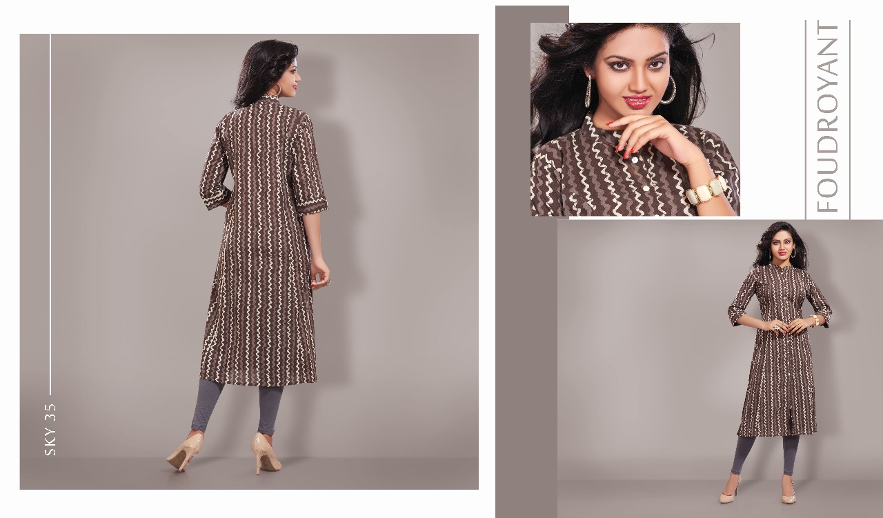 SwarrnaPankh presenting Sky 4 exclusive collection of kurtis