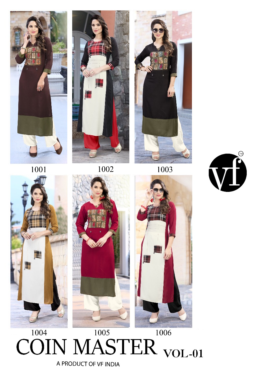 Veefab India launches coin master vol 1 ready to wear Kurties Collection