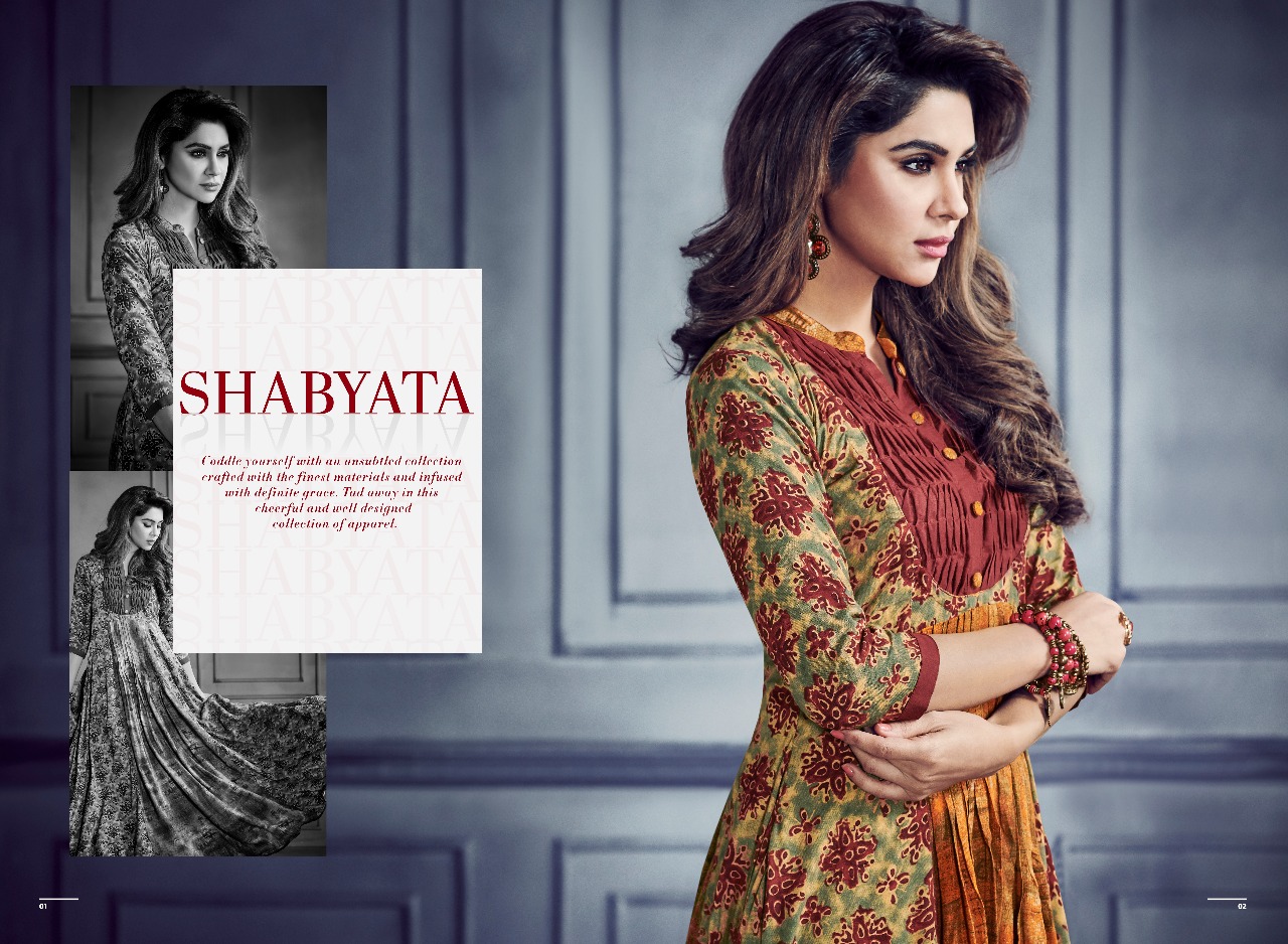 Arihant designer launch shabyata fancy trendy look gown style concept