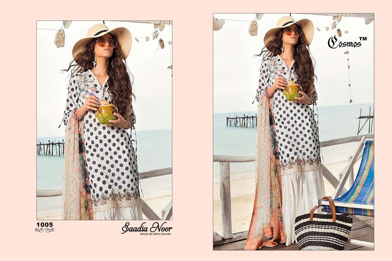 Cosmos fashion presents saadiya noor exclusive trendy concept of