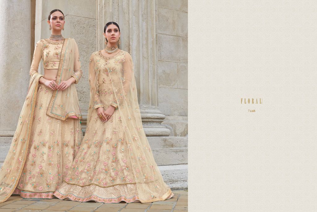 Jinaam Presents Floral naomi designer party wear collection of gowns
