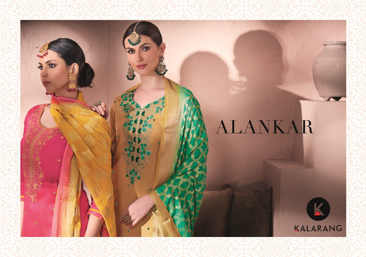 Kalarang creation presents alankar beautiful concept of salwar kameez