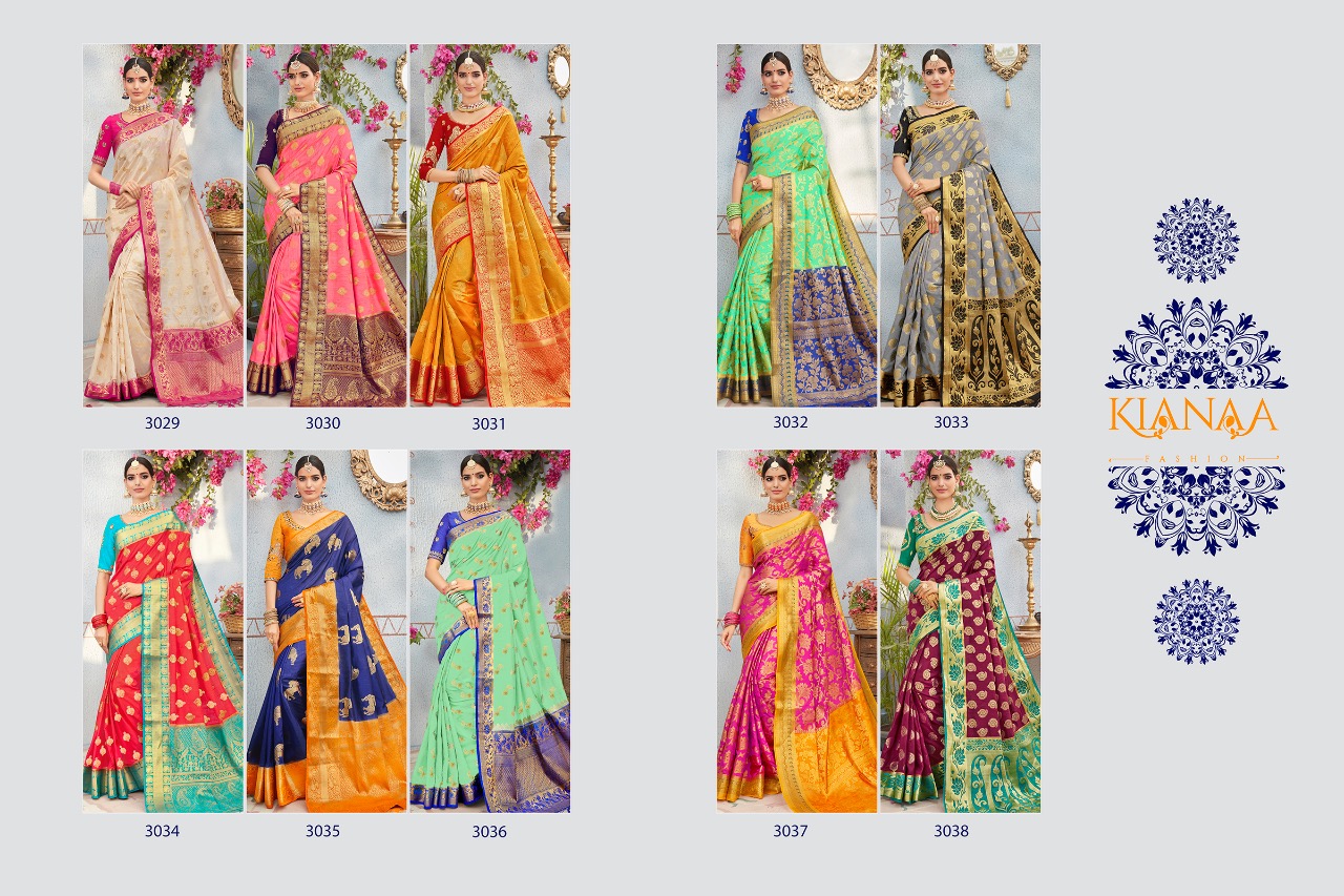 Kianaa Launch banaras vol 3 traditional wear sarees concept