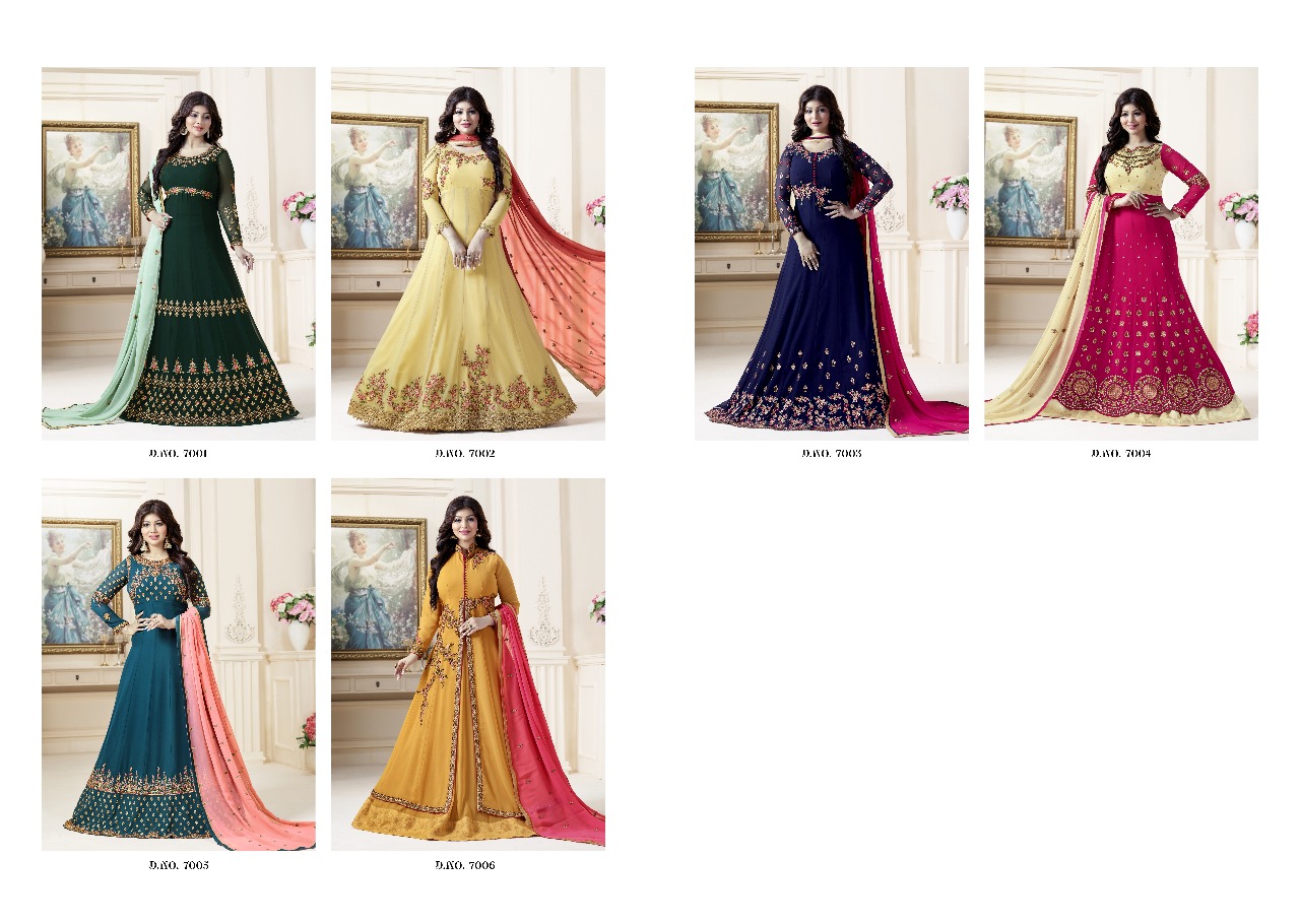Lavina presents roohani vol 7 traditional festive collection of Indo western gowns