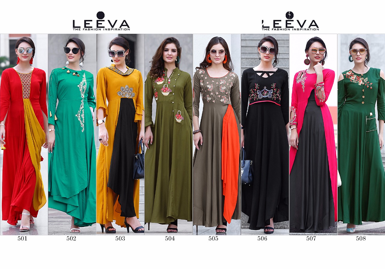 Leeva presents gypsy designer concept kurtis