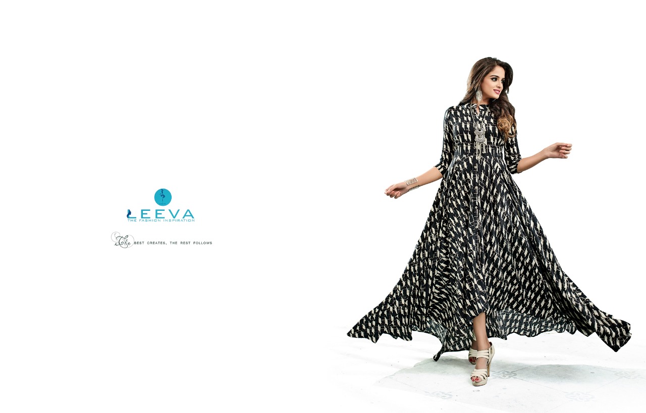 Leeva presents amyra Exclusive kurti style gown concept