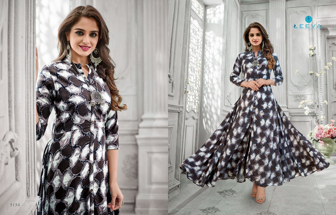 Leeva presents amyra Exclusive kurti style gown concept