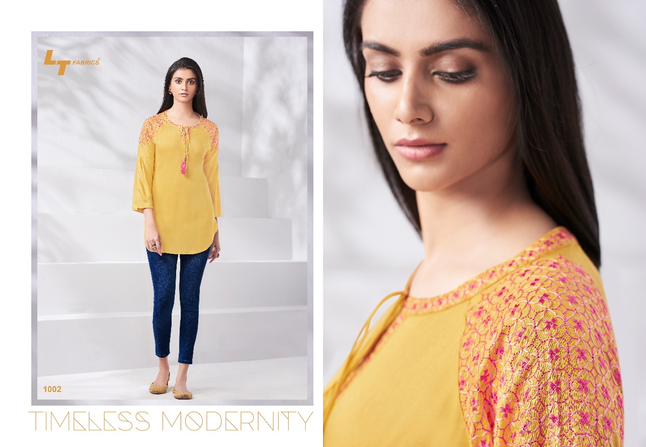 LT fabrics presents essentials vol 1 beautiful colllection of top style kurti