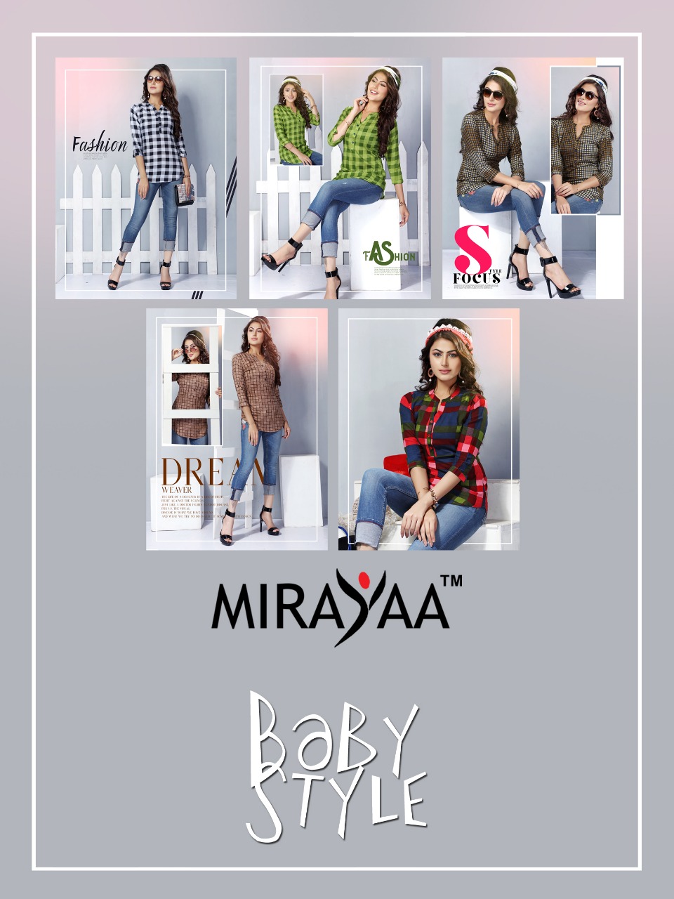 Mirayaa presents baby style fancy top style kurti concept