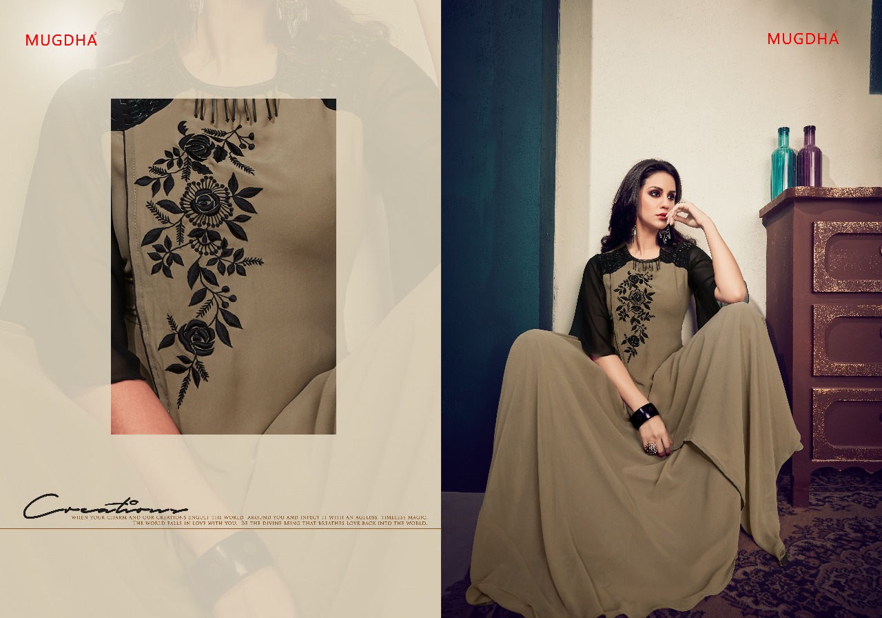 Mugdha presents 701 series simple elegant look gowns Concept