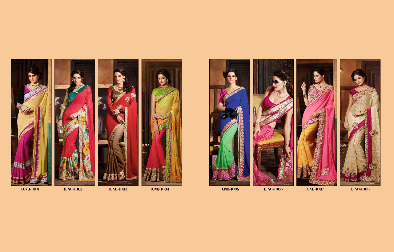 Mugdha presents 1001 series fancy collection of sarees