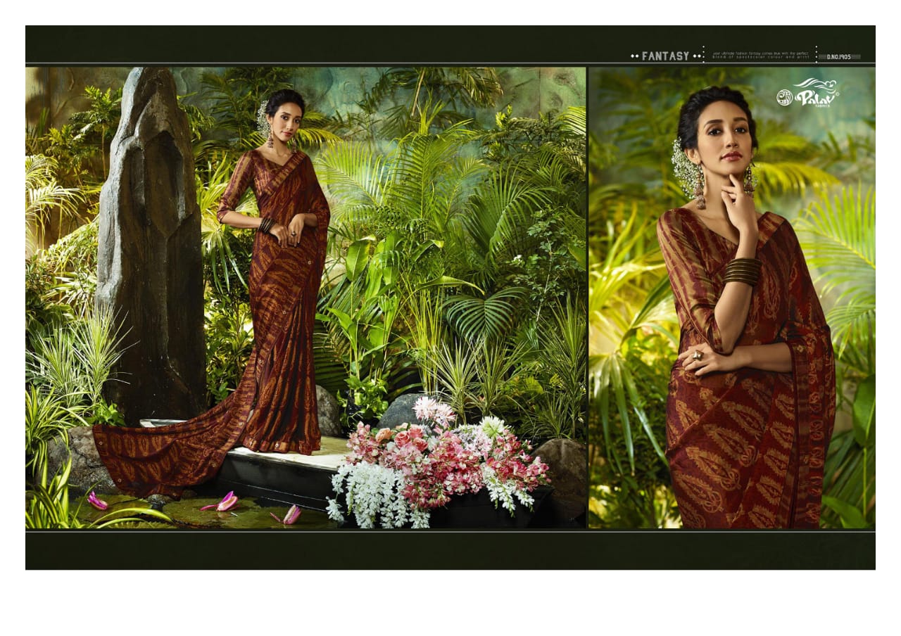 Palav Presenting paarna 4 stylish casual wear sarees collection