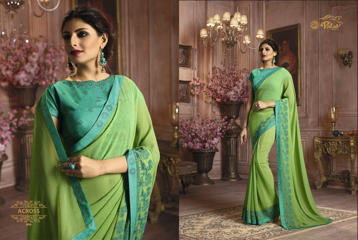 Palav presenting shankham 5 beautiful party wear sarees collection