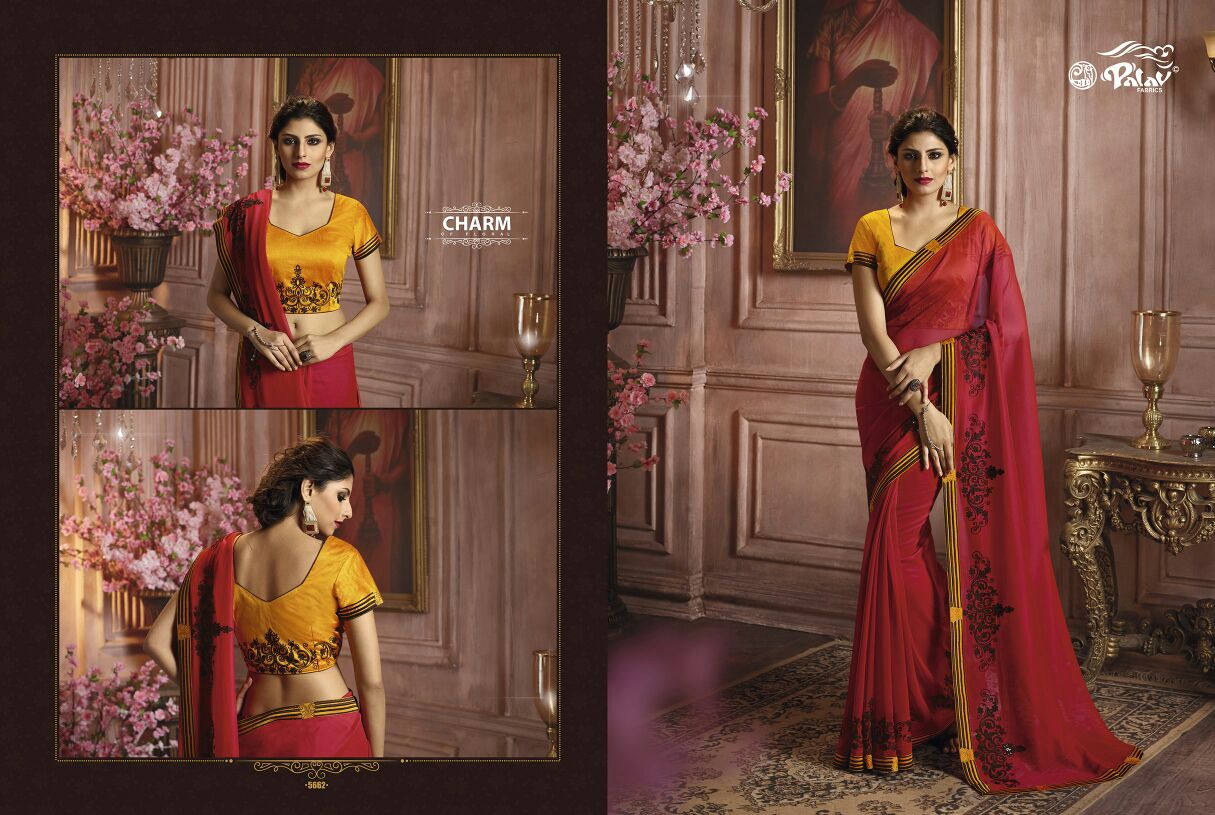 Palav presenting shankham 5 beautiful party wear sarees collection