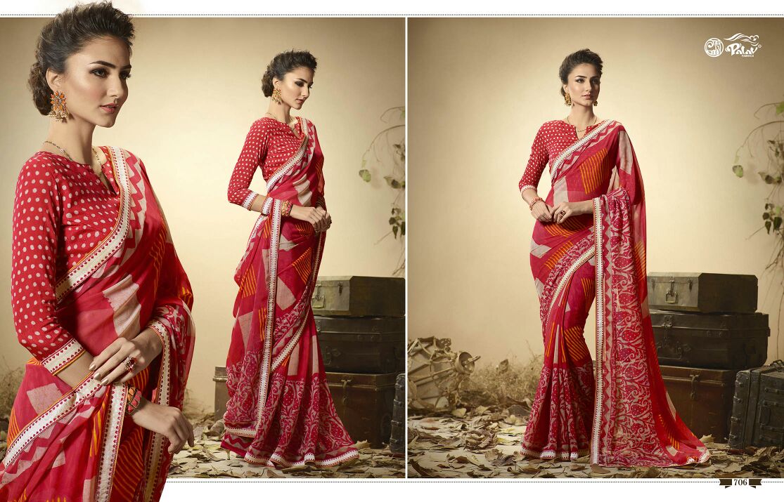 Palav presents patra lekha 5 casual wear sarees concept
