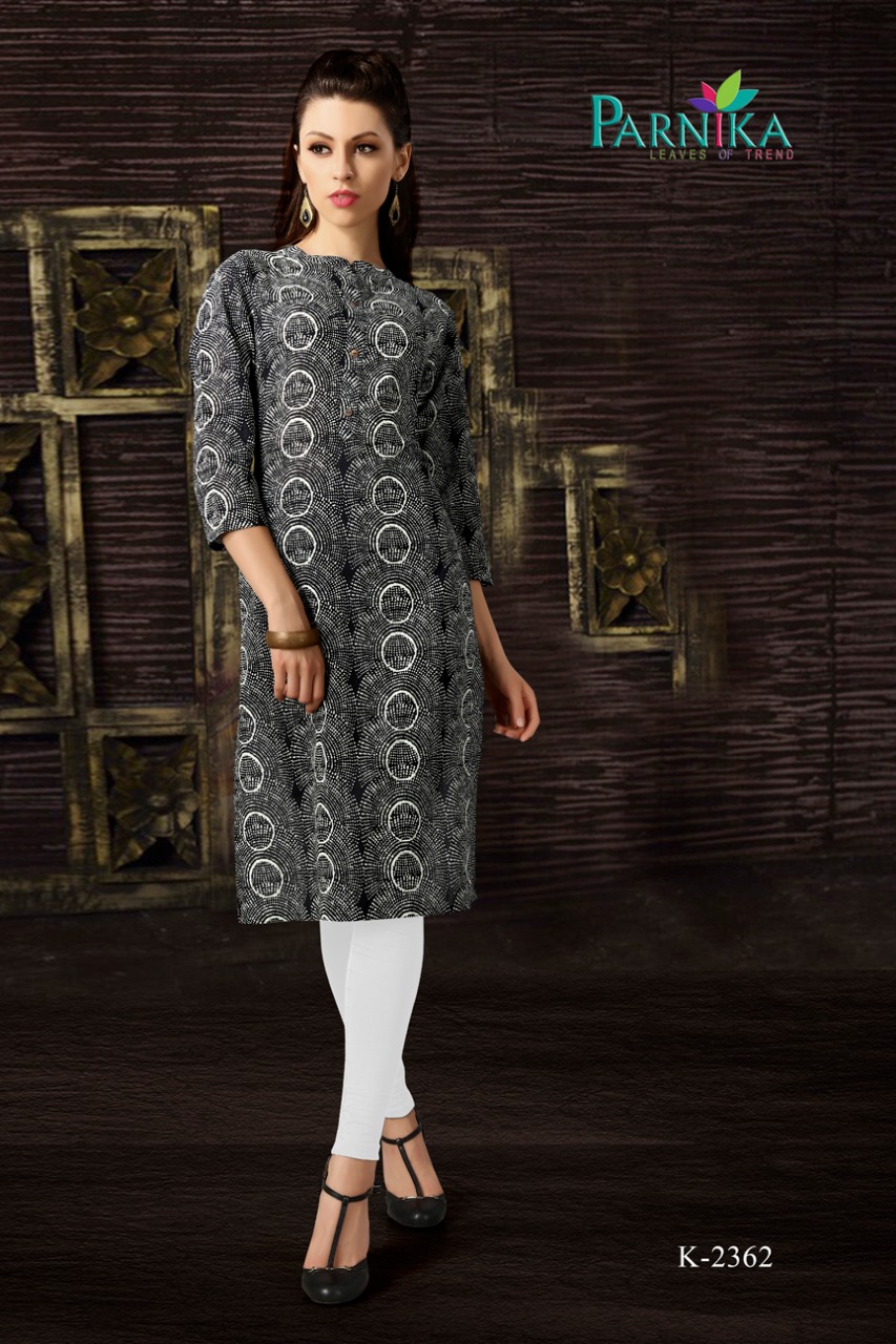 Parnika presents series 2358 casual ready to wear kurtis concept