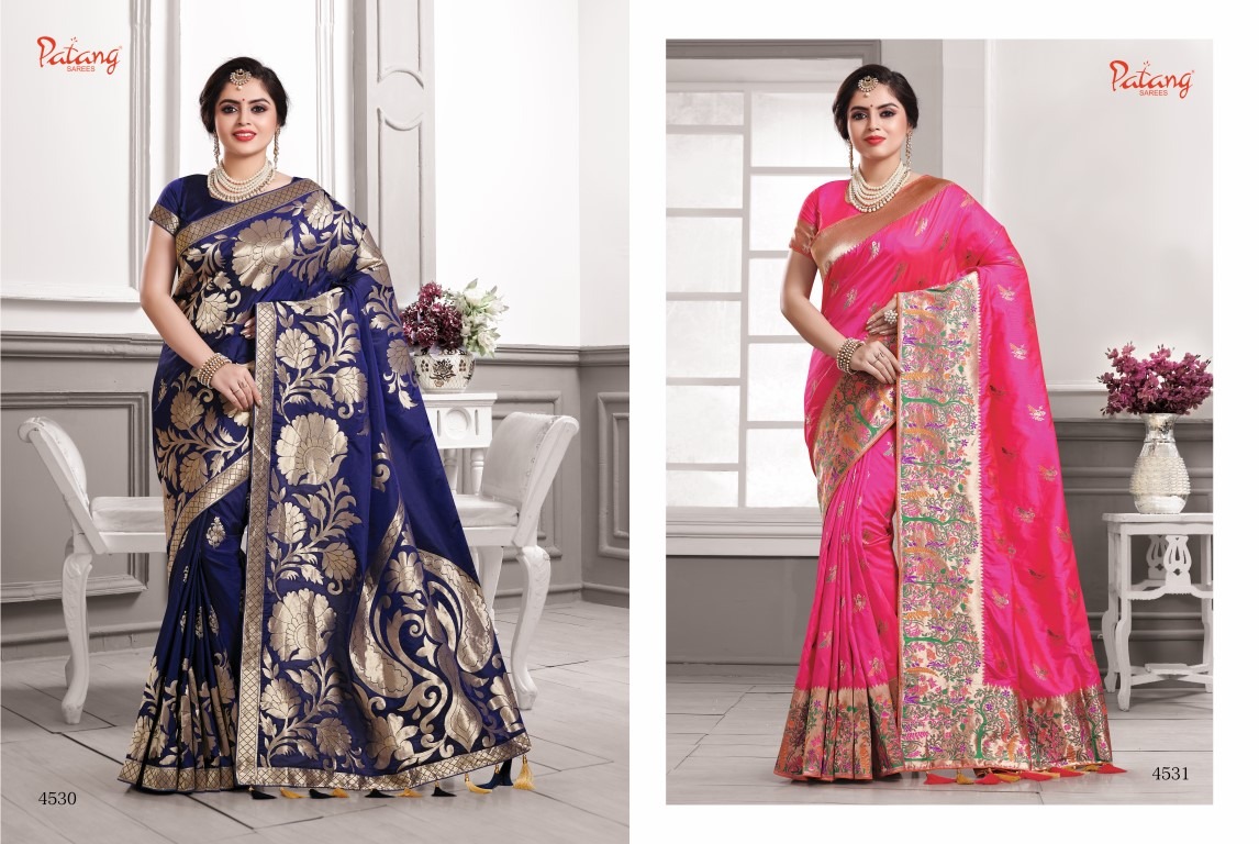 Patang presents ethnic weaves stylish collection of sarees