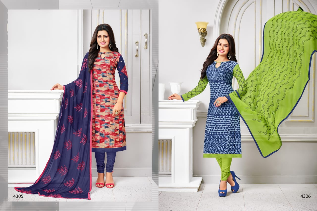 R r fashion presenting ray rayon Casual printed salwar kameez collection