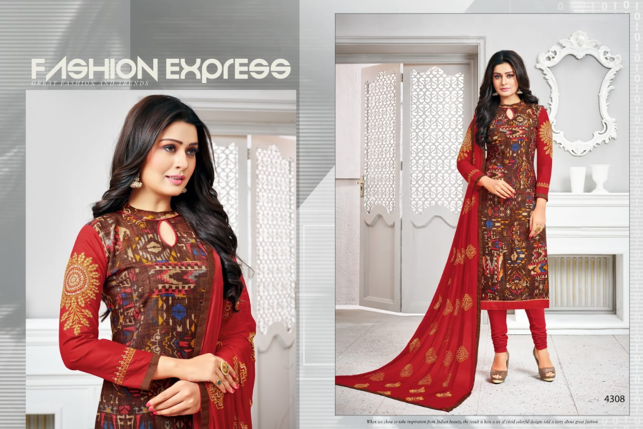 R r fashion presenting ray rayon Casual printed salwar kameez collection