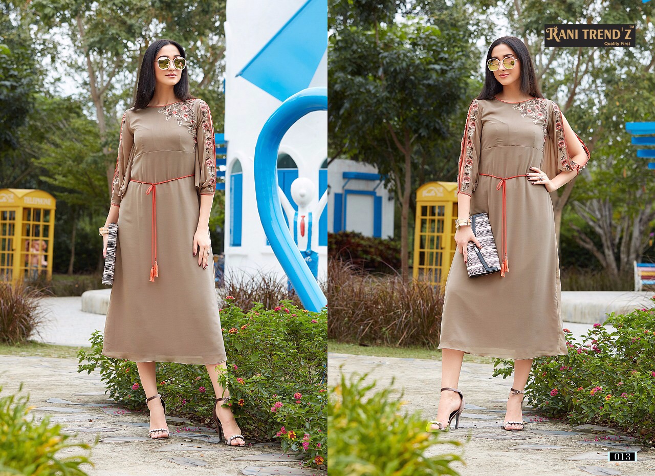 Rani trendz presents fashion week tunic style kurtis concept