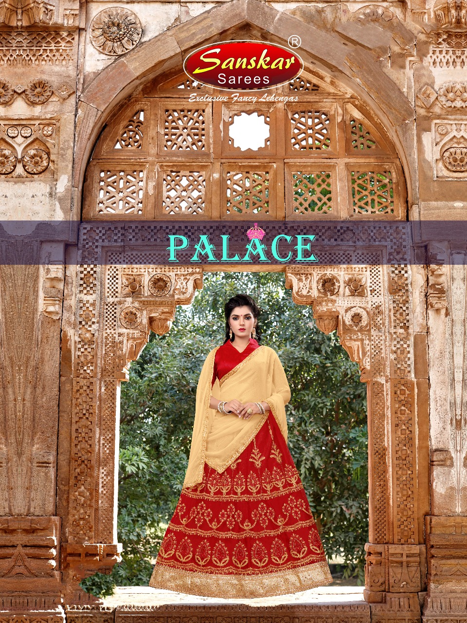Sanskar sarees presents palace Traditional wear lehenga concept