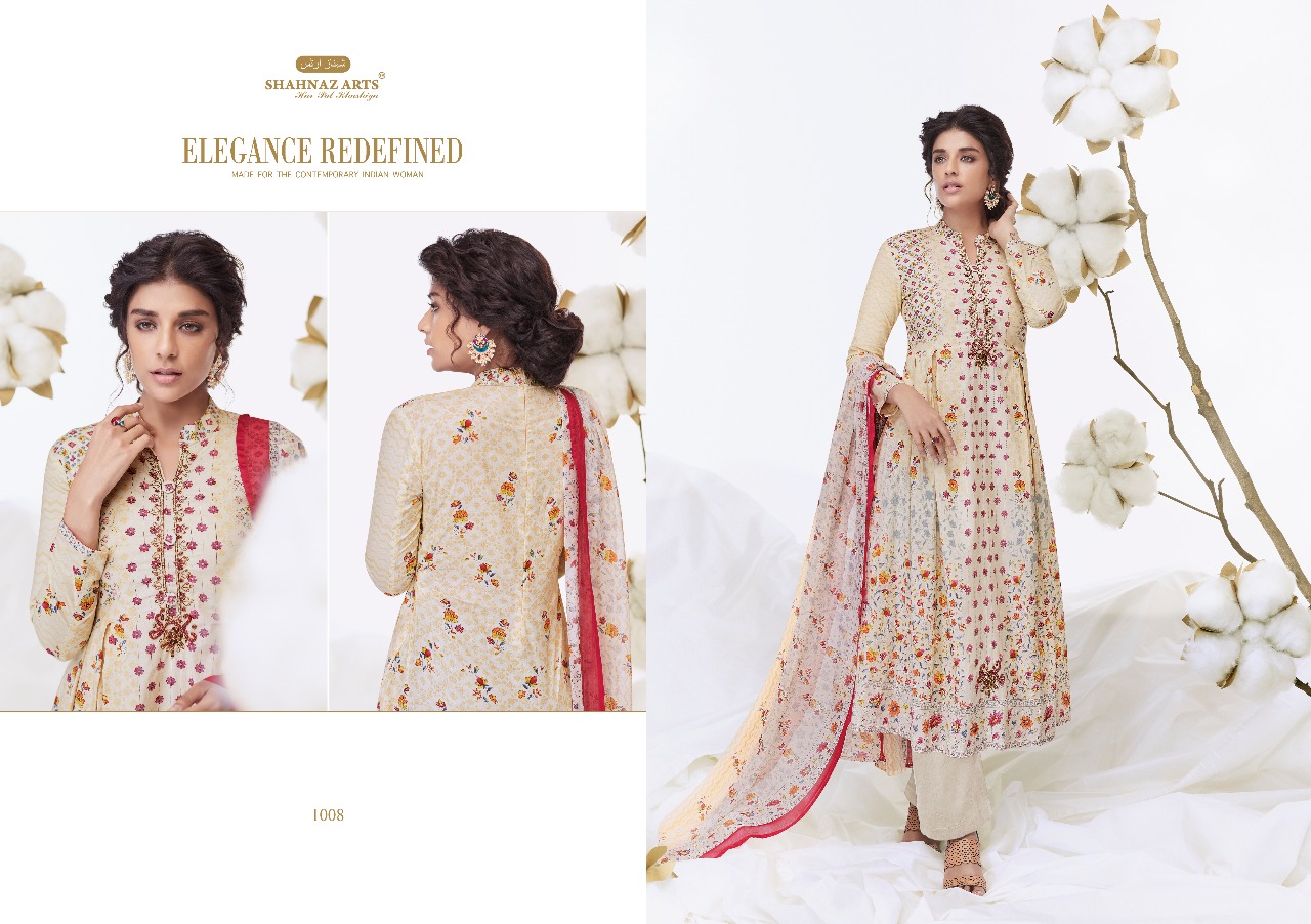 Shahnaz arts presenting attitude casual fancy wear salwar kameez collection