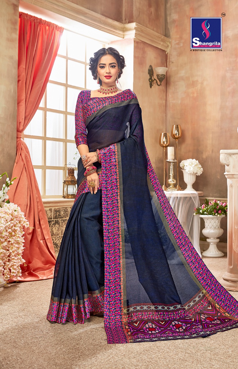 Shangrila presents howrah silk vol 2 lastest fabcy printed sarees collection