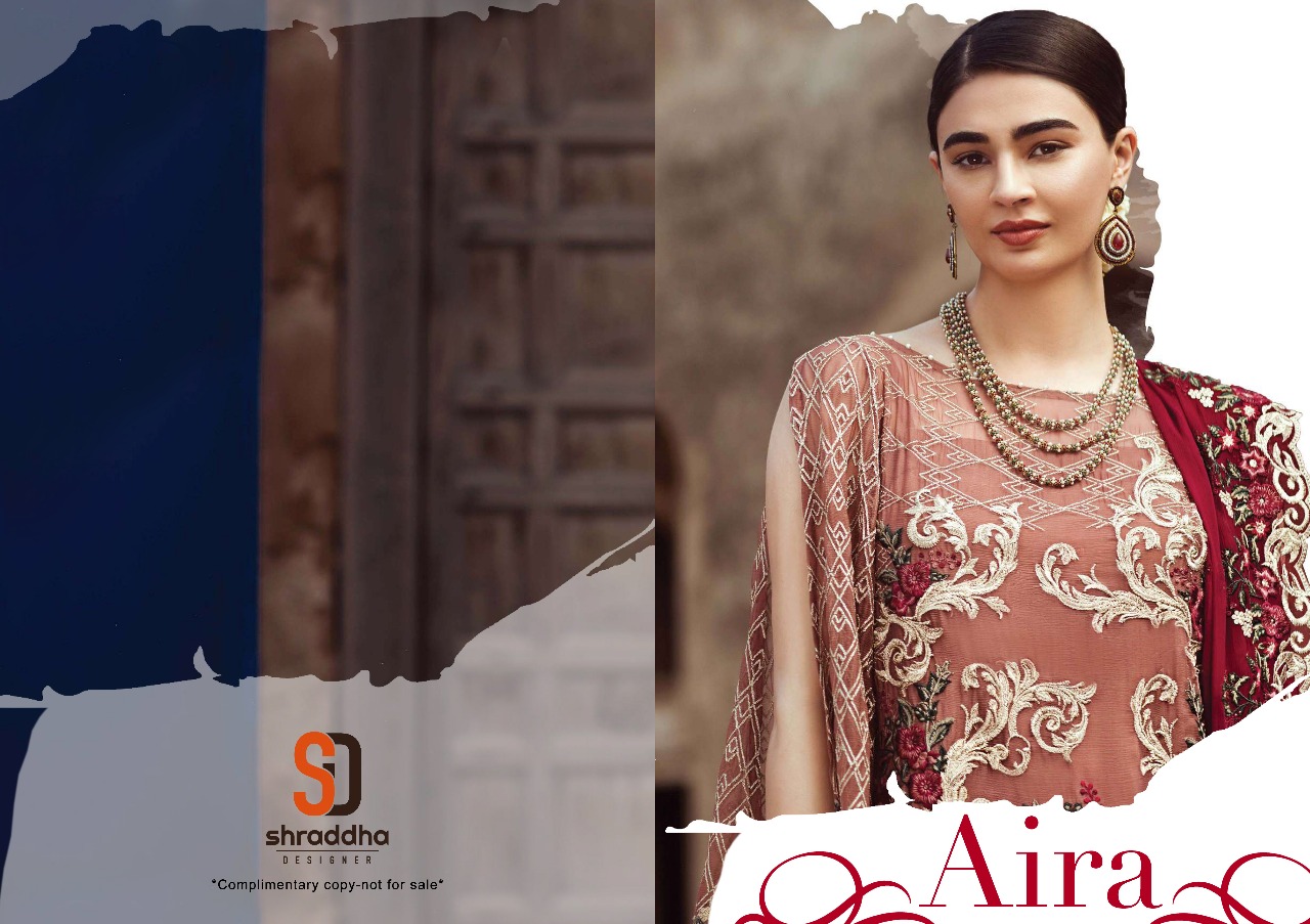 Sharaddha designer presents aira exclusive fancy collection of salwar kameez